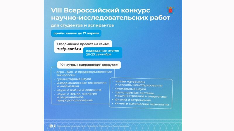 Всероссийский конкурс научно исследовательских проектов