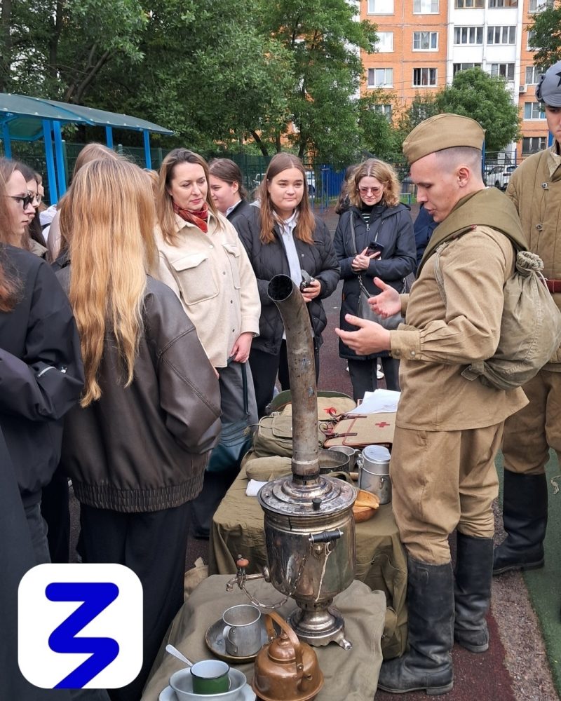 Военно-исторический клуб «ХоругвЪ» оживил историю на стадионе школы №191